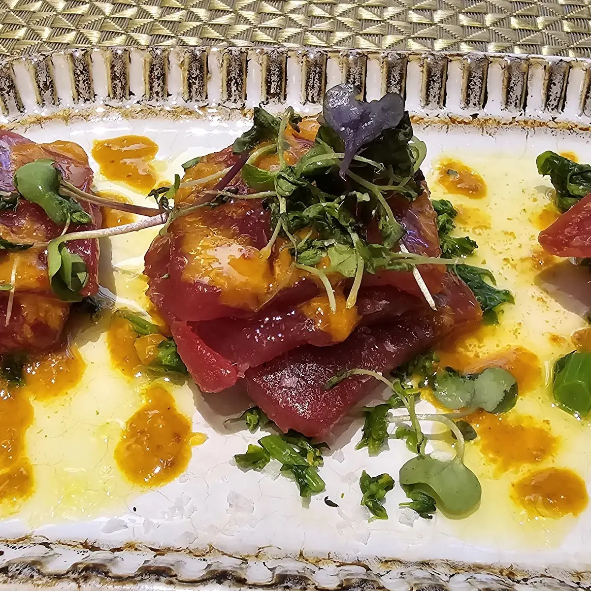 Ahi Tuna Crudo