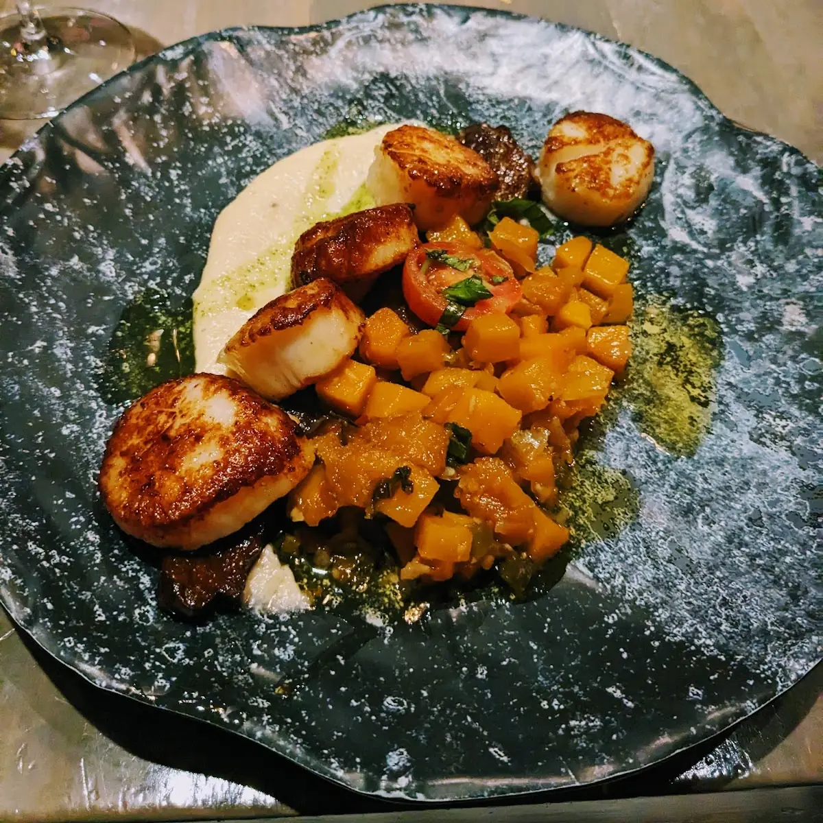 Pan-Seared Scallops