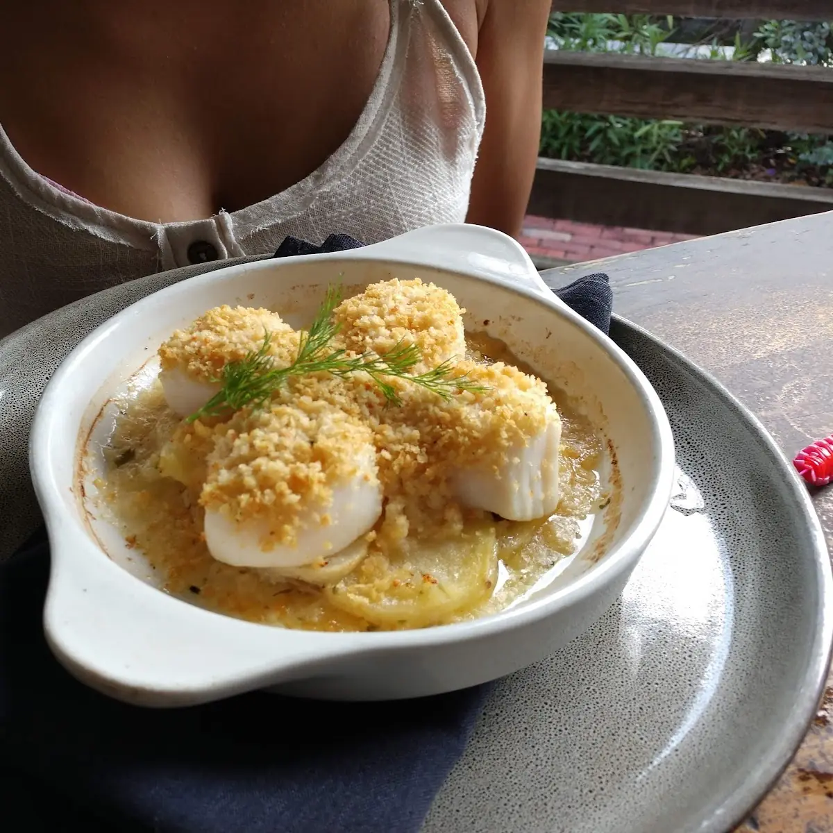 Baked Shrimp & Scallops