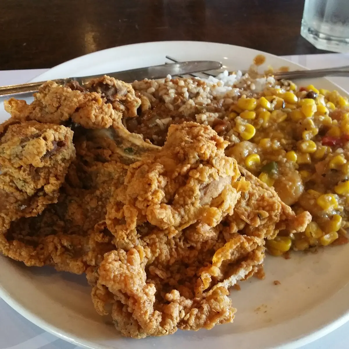 Breaded Okra Mashed Potatoes