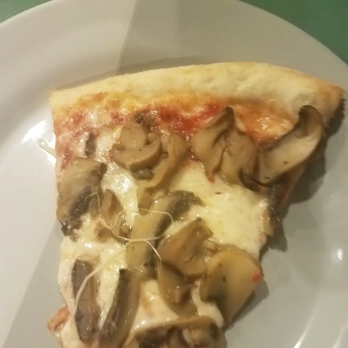 Mushroom Pizza Slice
