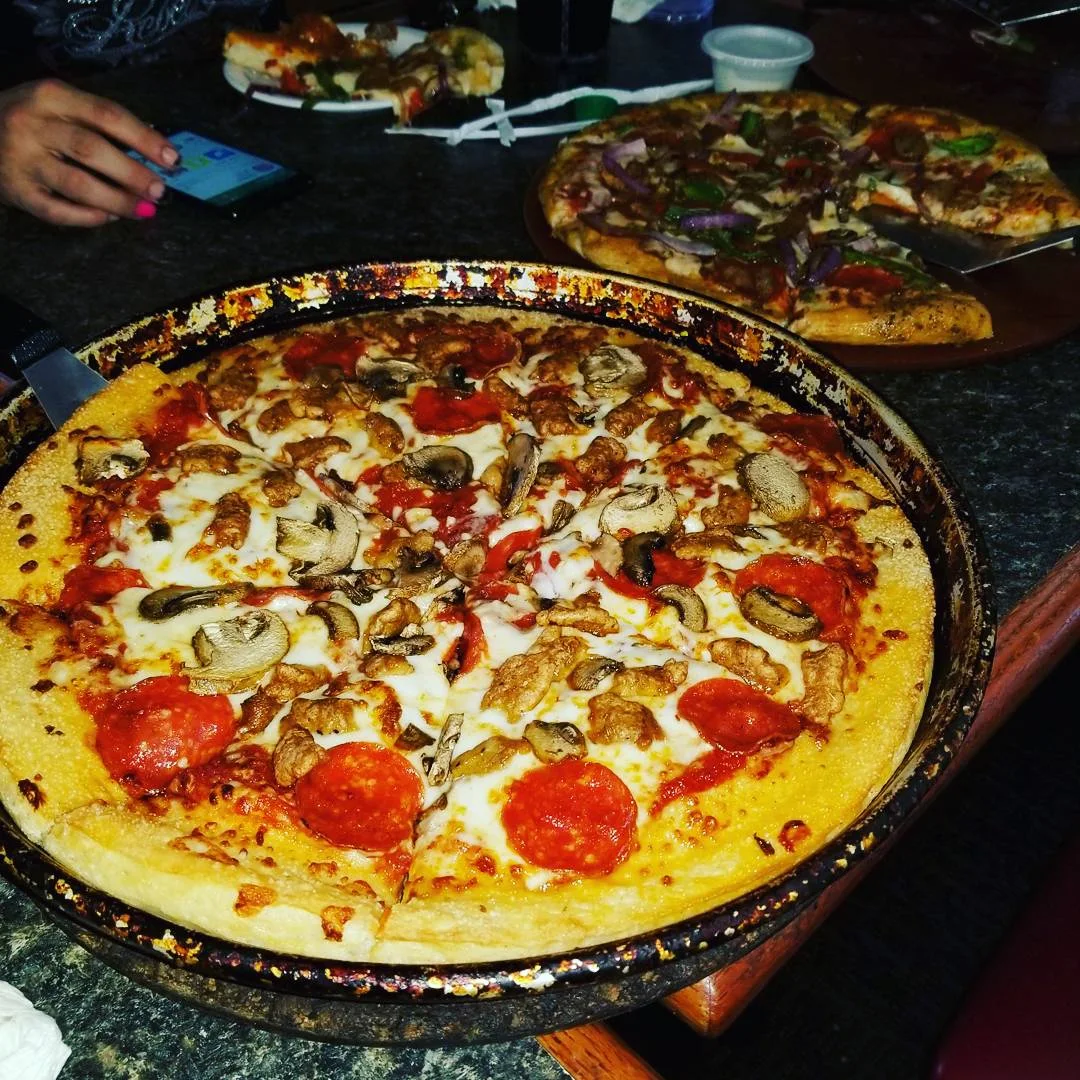 Pepperoni and Mushroom Pizza