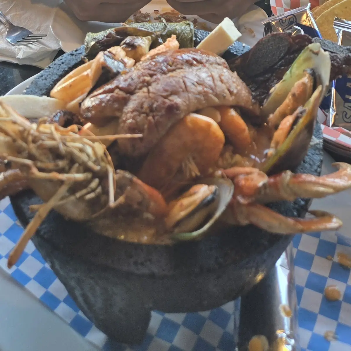 Molcajete Mar Y Tierra
