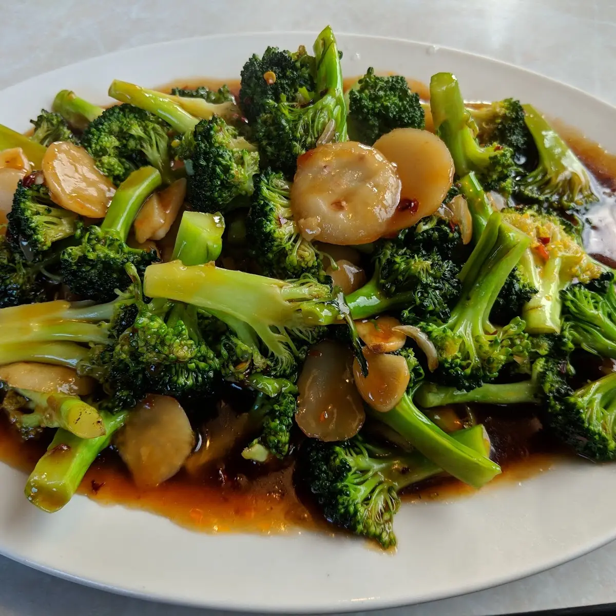 Broccoli with Hot Garlic Sauce