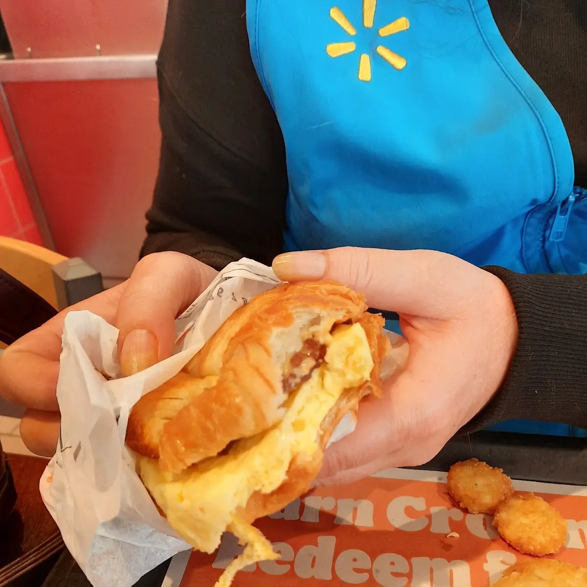Sausage Egg and Cheese Croissant