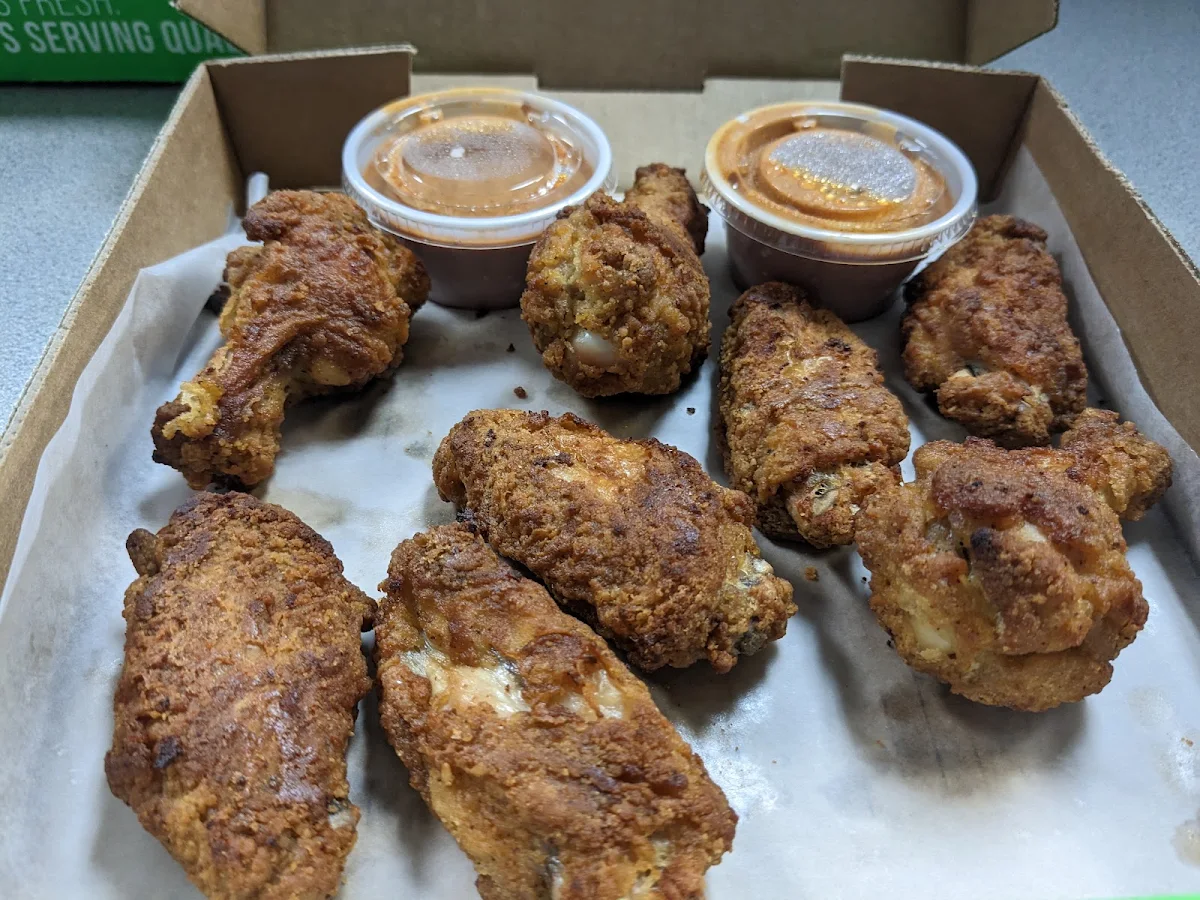 Crispy Breaded Chicken Wings