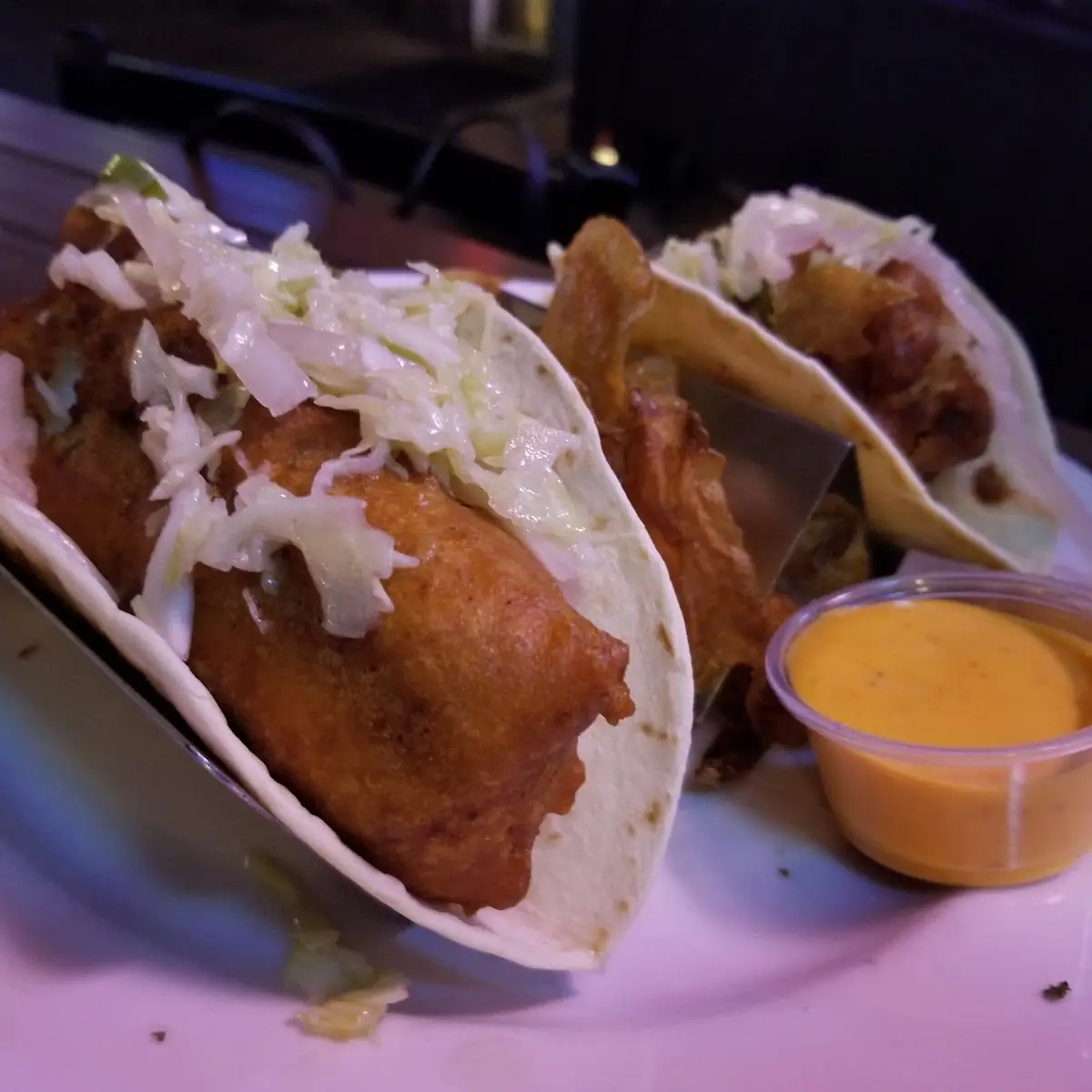 Cajun Fried Fish Tacos