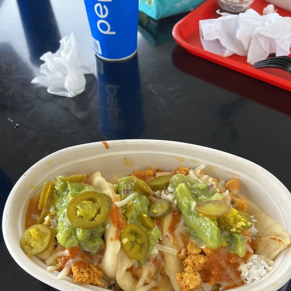 Naan Chicken Tacos