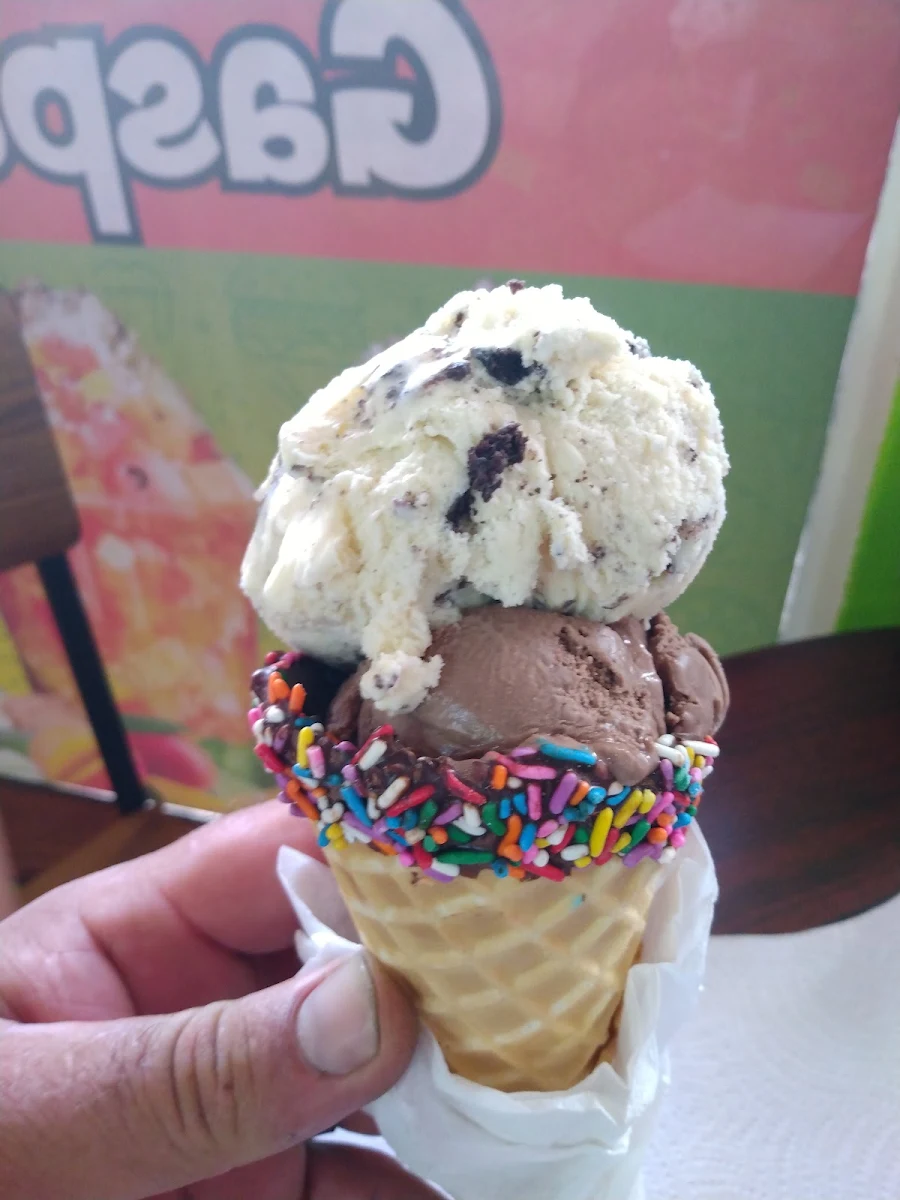 Ice Cream Waffle Cone with Sprinkels