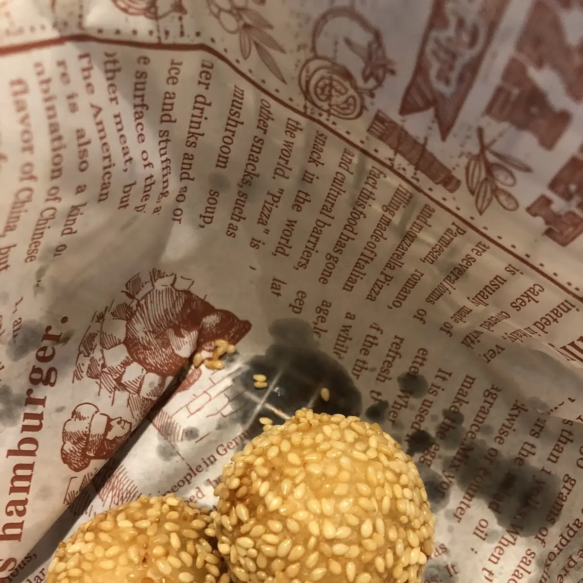 Sesame Ball Dessert