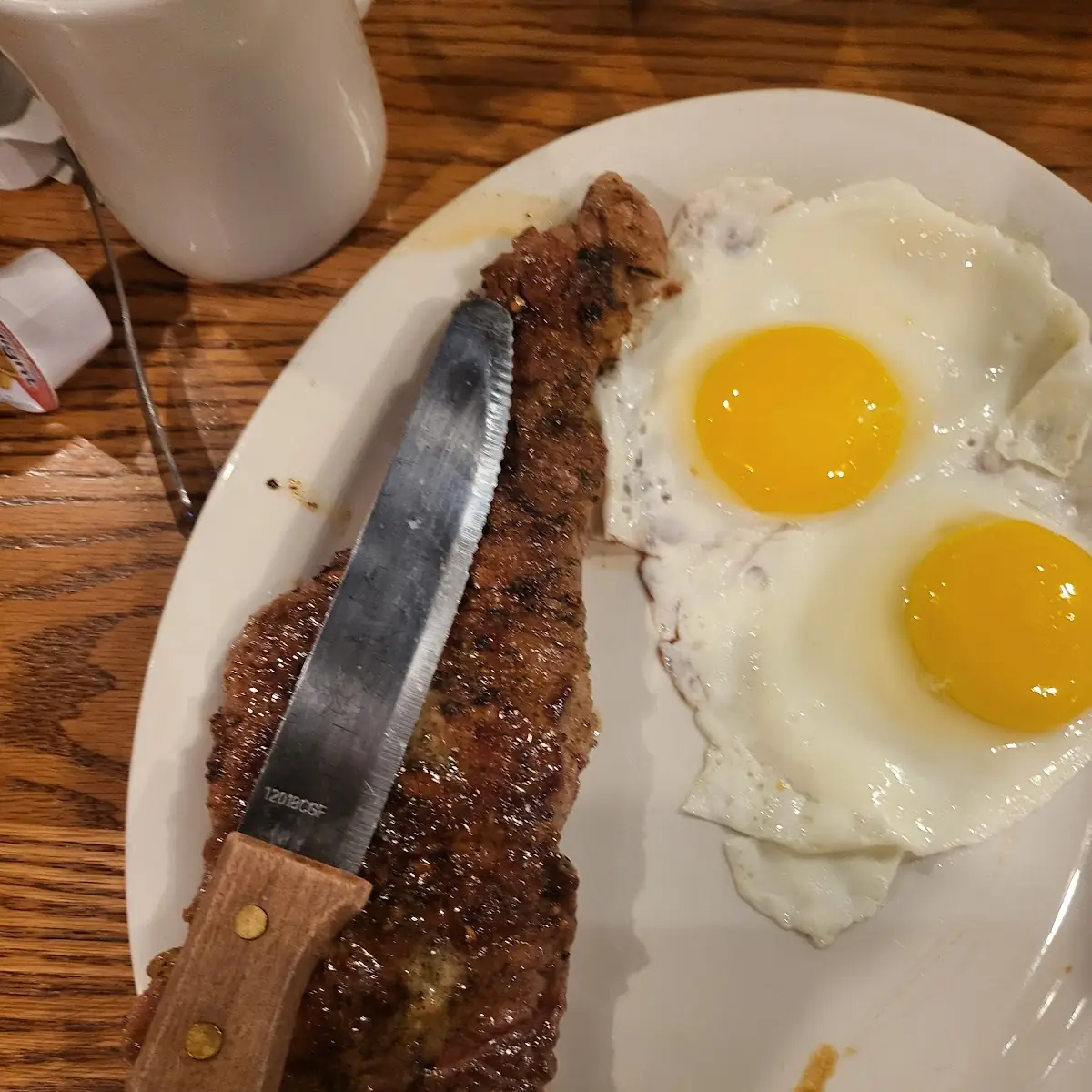 New York Strip Steak & Eggs