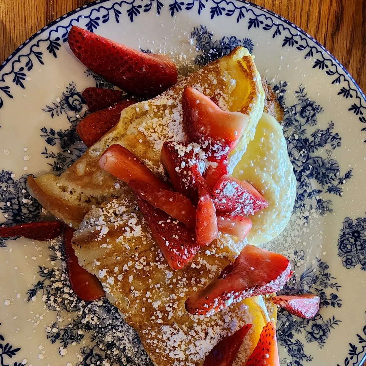 Strawberry Cheese Cake Pancakes