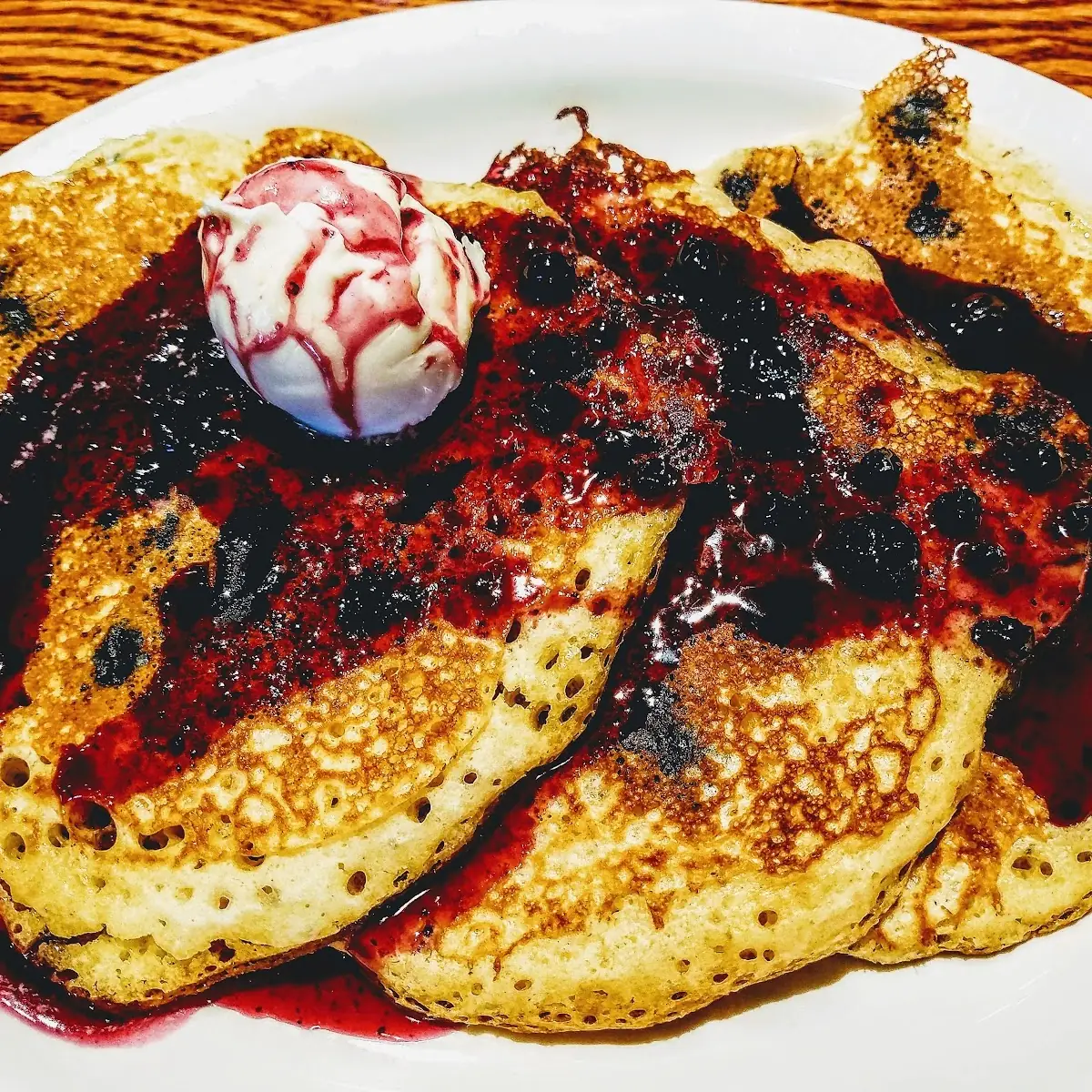 Wild Maine Blueberry Pancakes