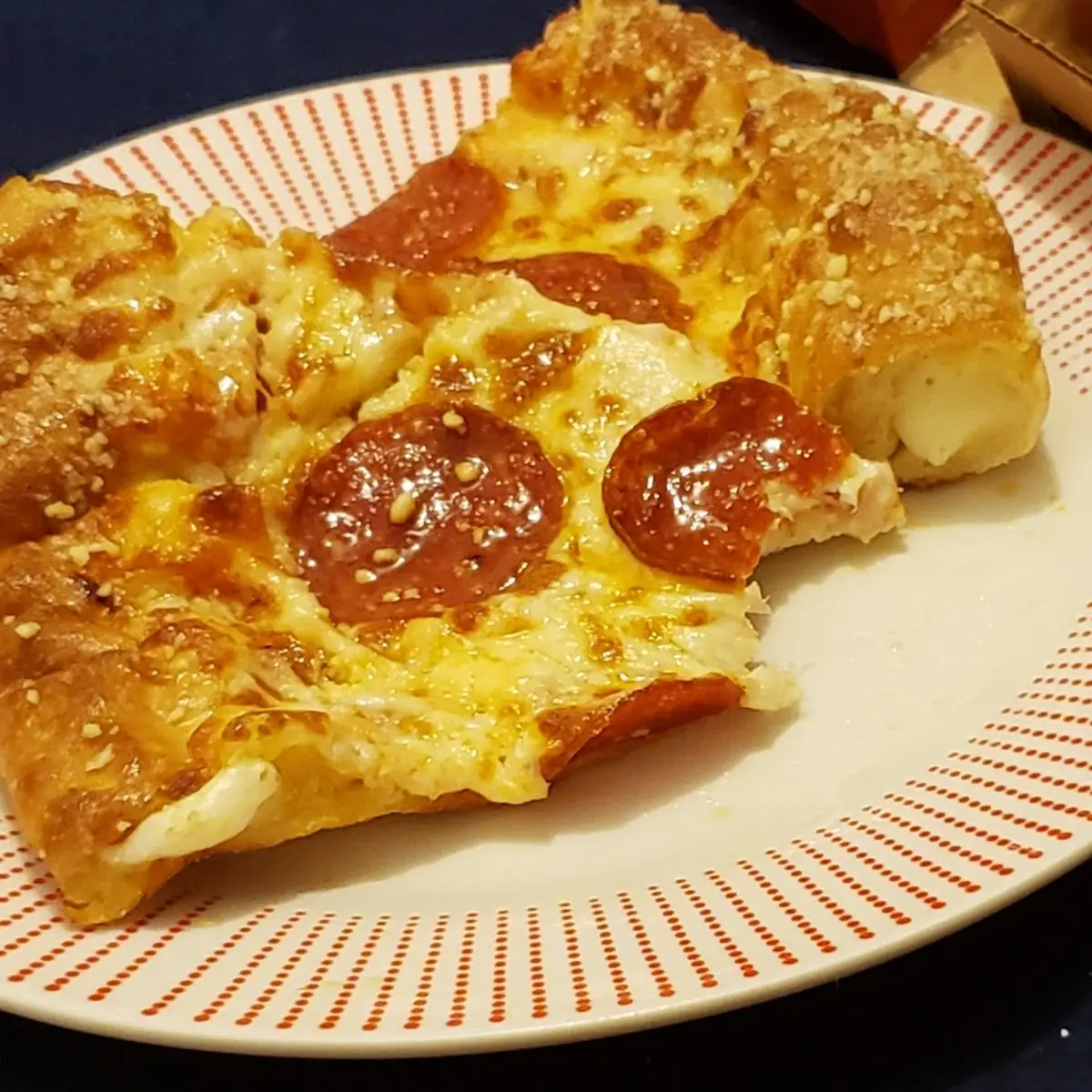 Pepperoni Stuffed Crust