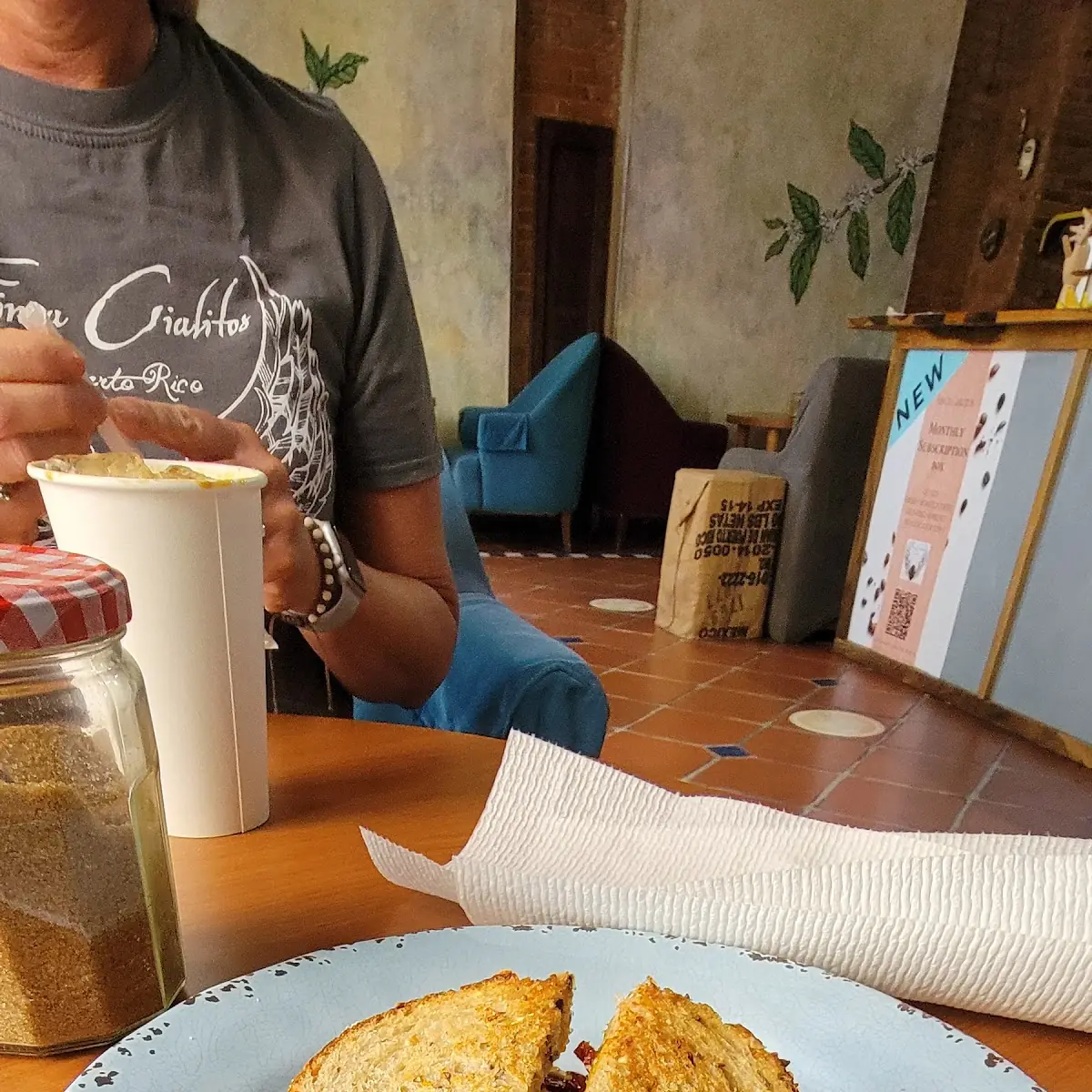 Egg Cheese and Churros