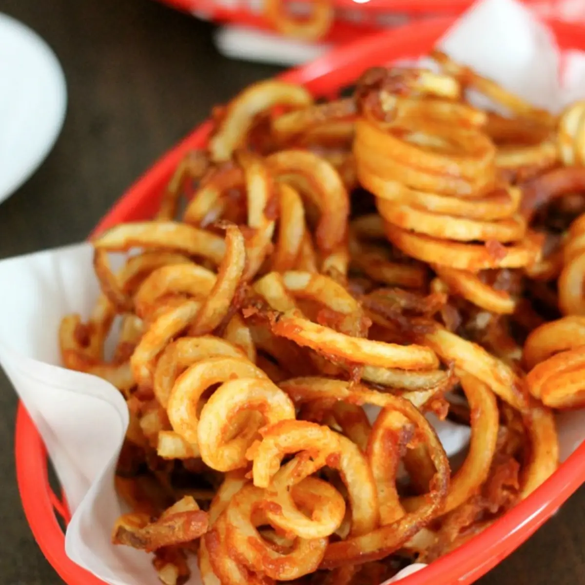 Curly Fries with Ranch Dressing