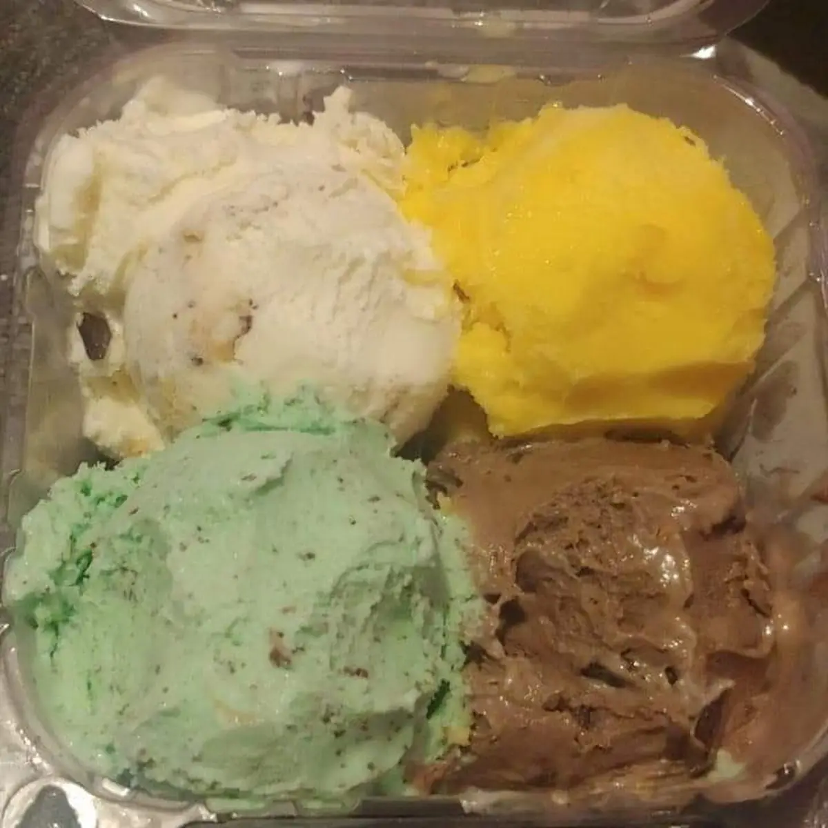 4scoop Sampler 7 Heavenly Hash Mango Sherbet Chocolate Chip Cookie Dough Mint Chocolate Chip