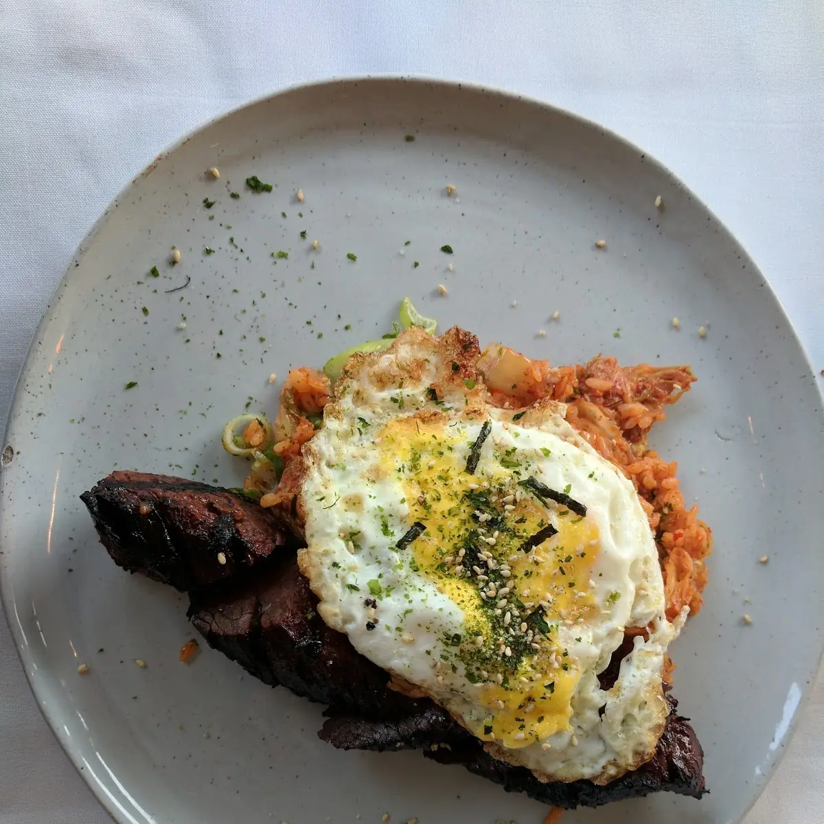 Hanger Steak & Eggs