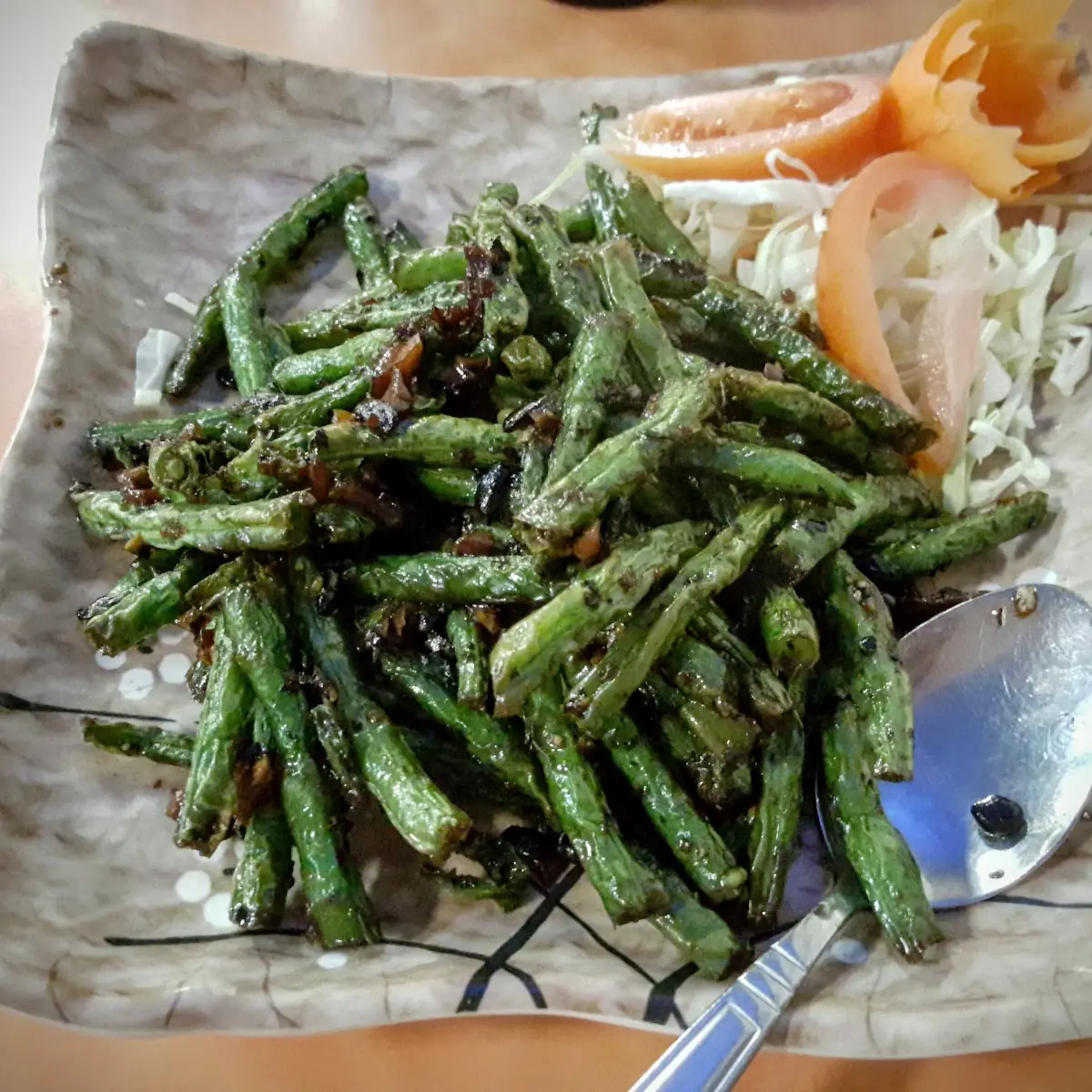 Green Beans with Black Bean Sauce