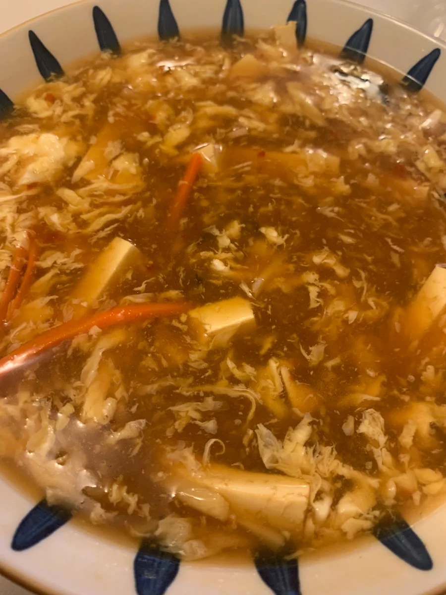 Hot and Sour Soup, Mark's kitchen