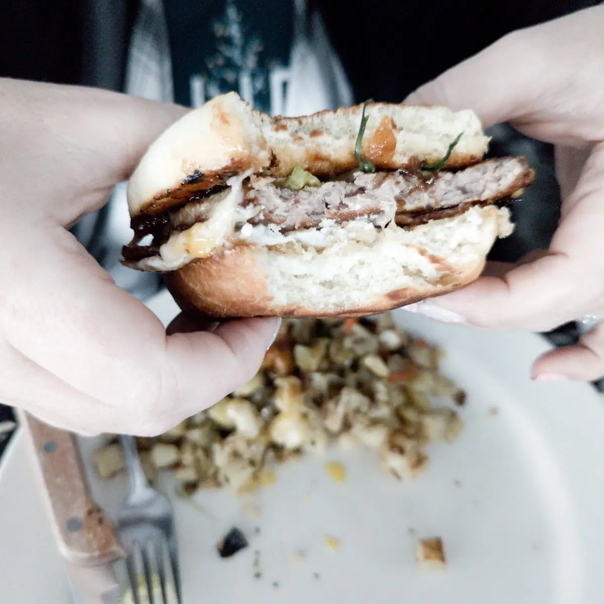 Sausage Breakfast Burger