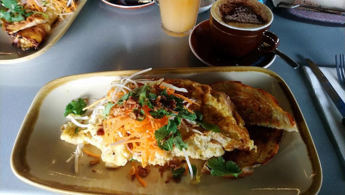 Spanner Crab Omelette, Choux Box