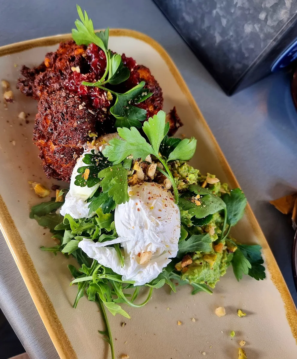 Sweet Potato Fritters, Choux Box