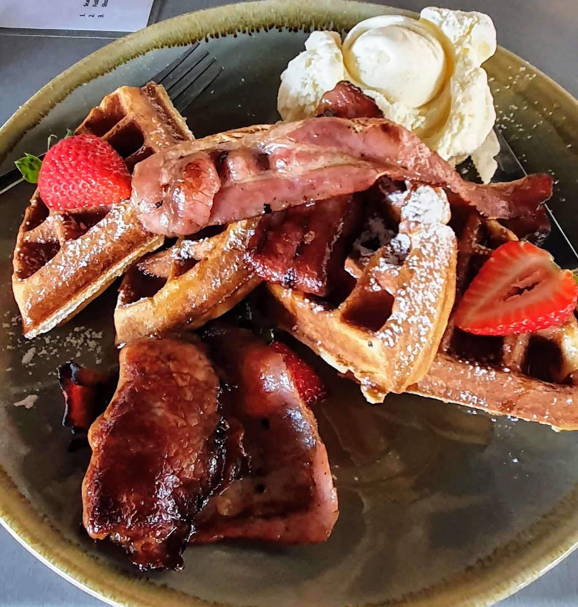 Waffles with Bacon, Choux Box