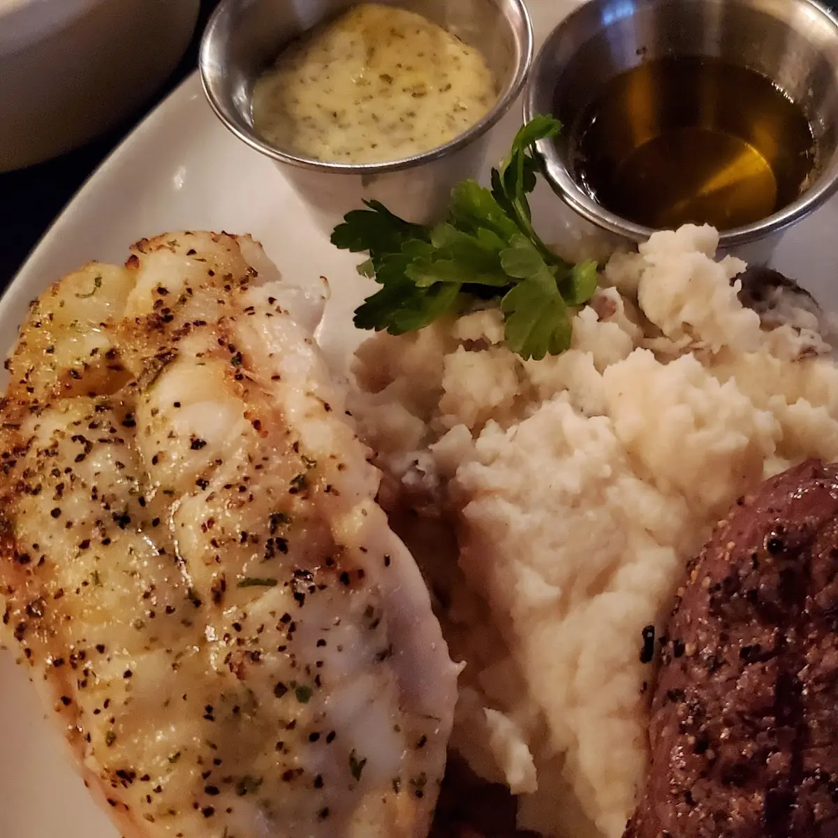 New York Strip & Scampi