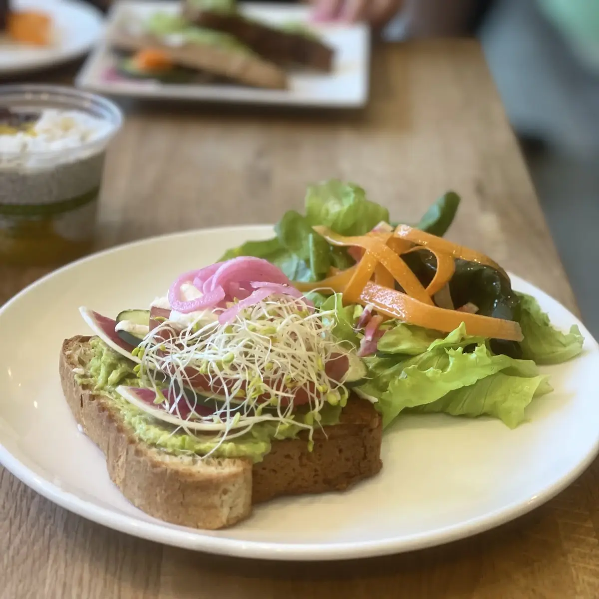 GF Avocado Toast and Salad