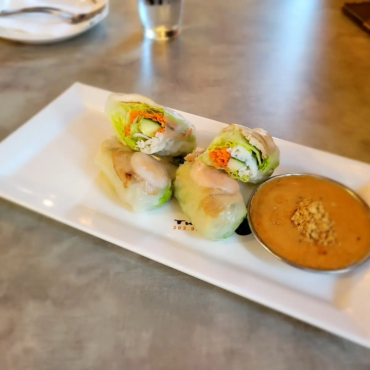 Spring Rolls with Peanut Sauce