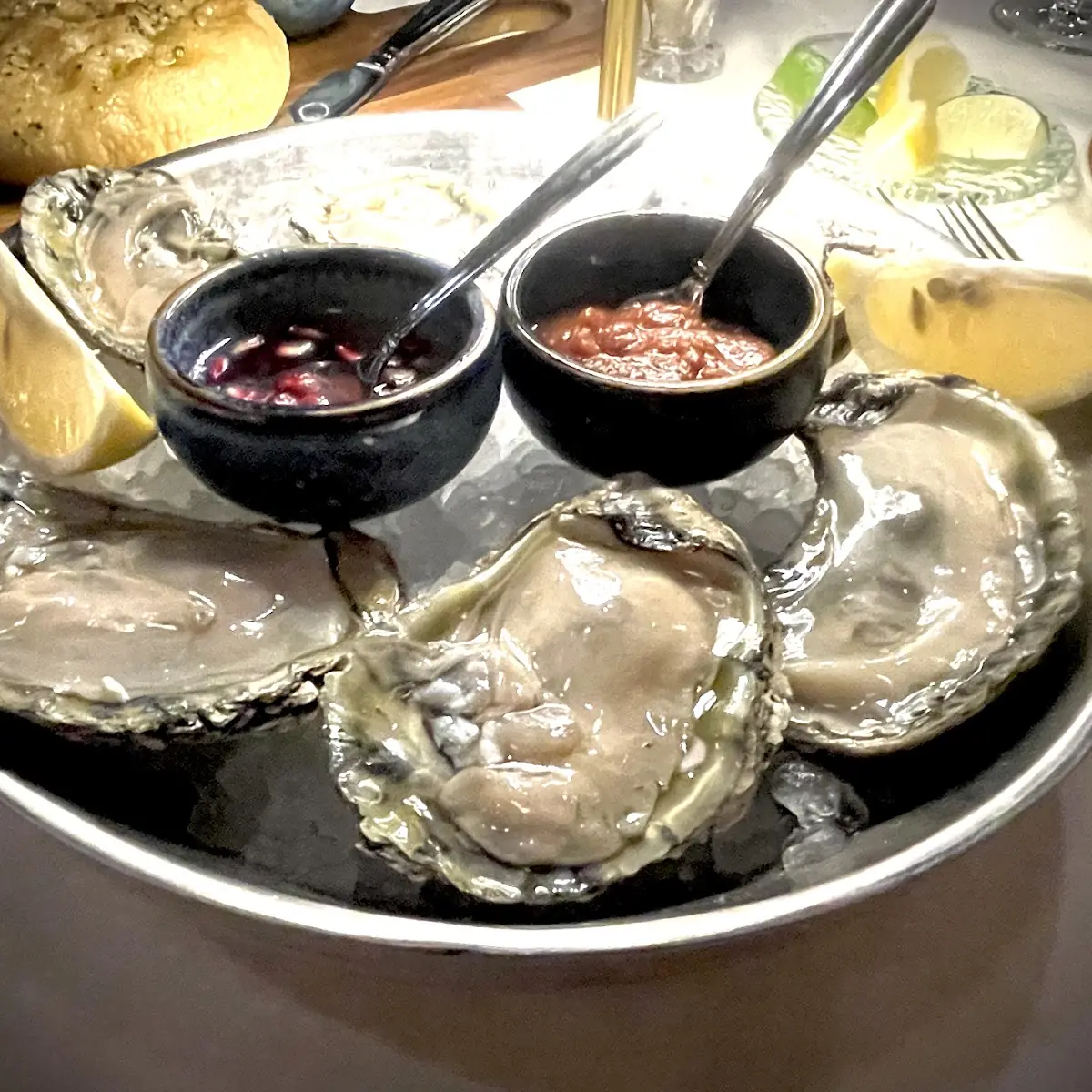 Blue Point Oysters on Half Shells