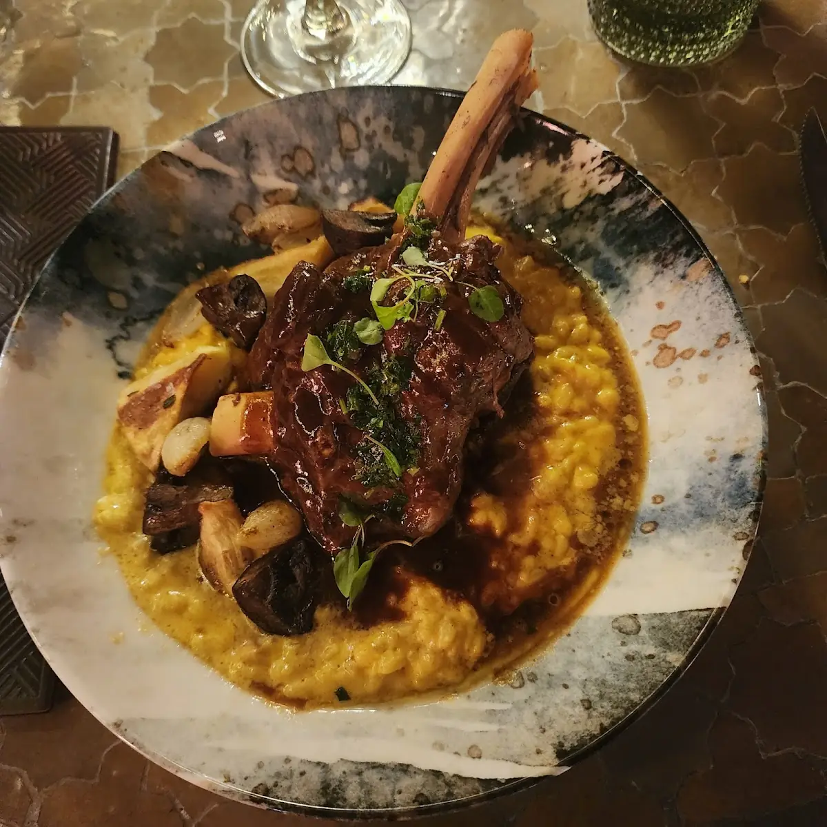 Lamb Shank and Risotto