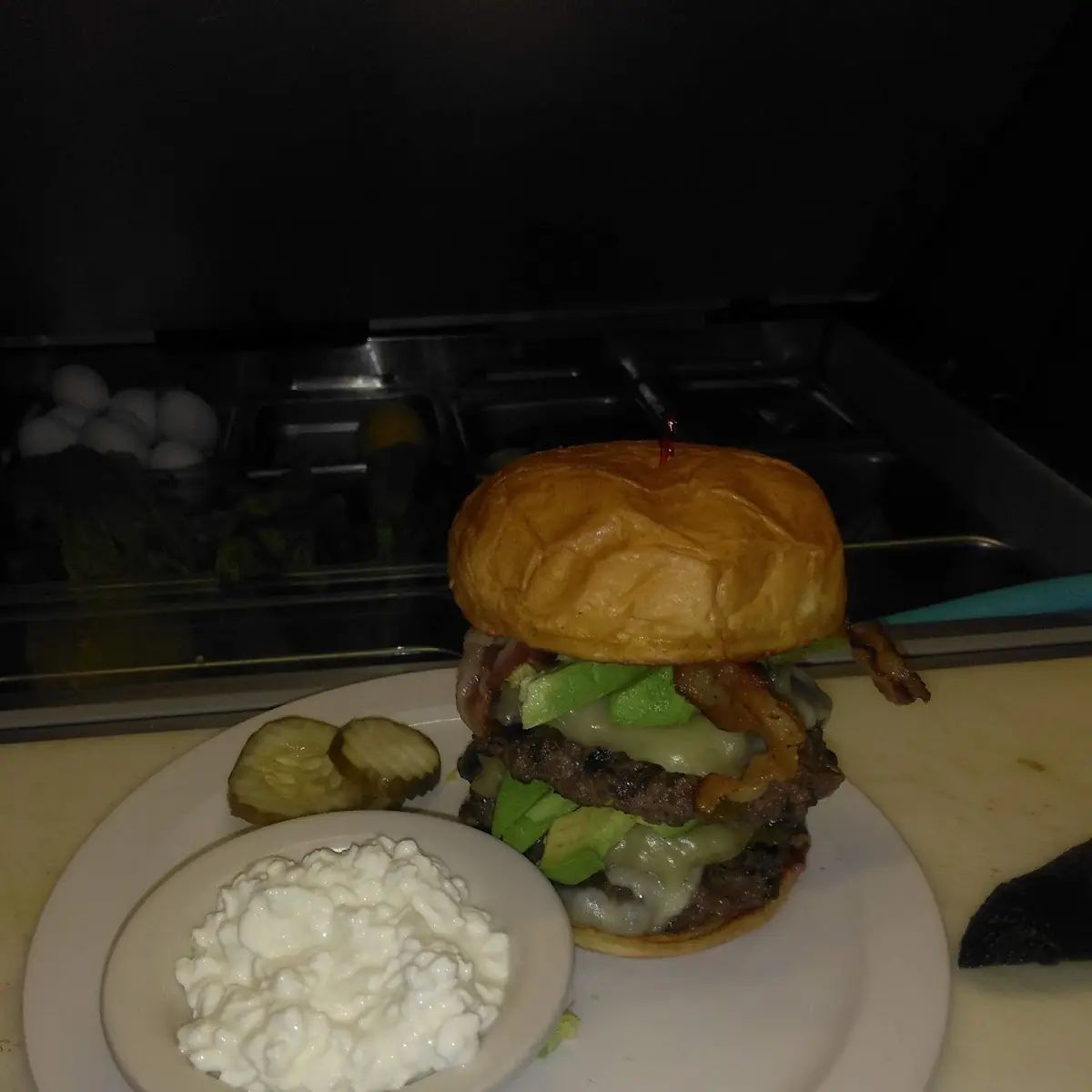 Mexican Burger and Fries