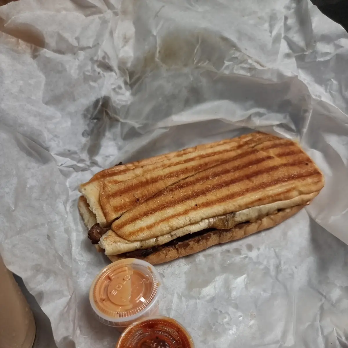 Lechon Sandwich with fries