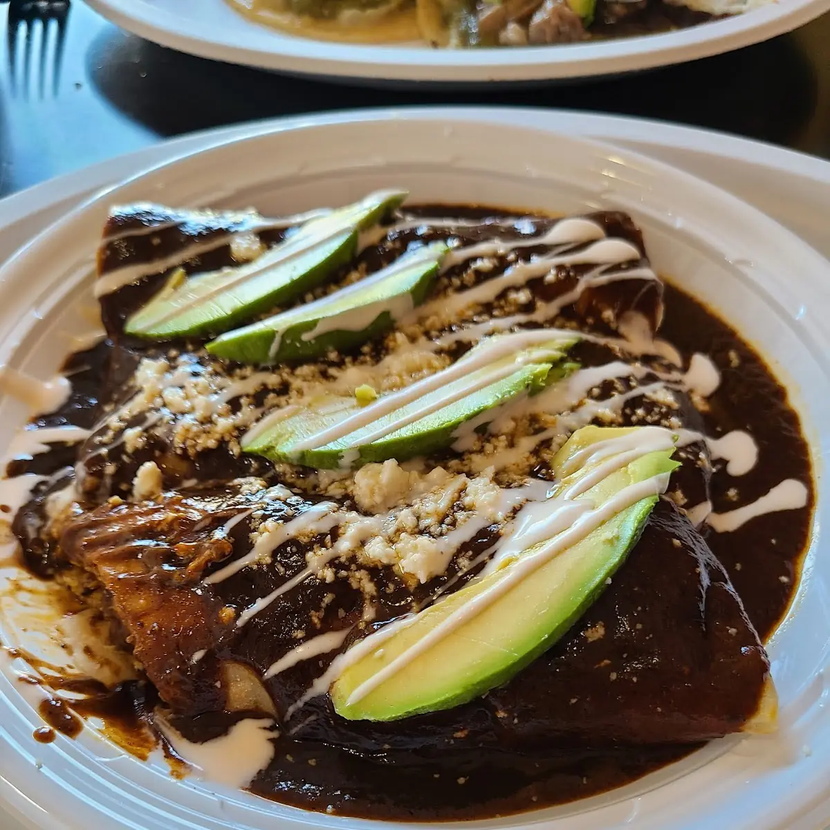 Mole Enchiladas
