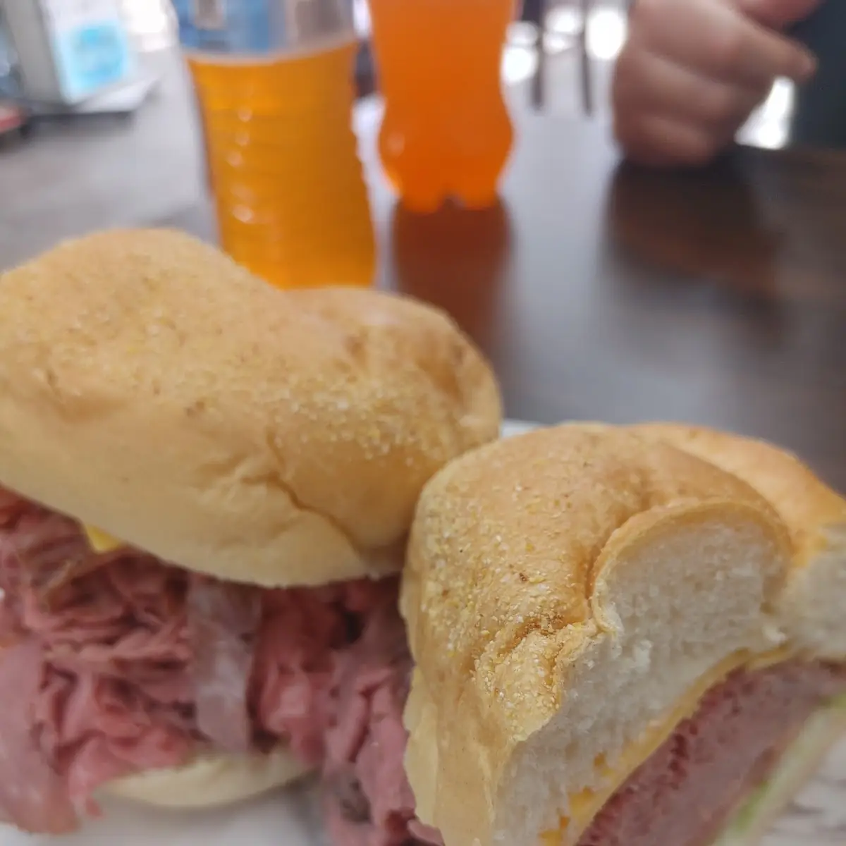 Roast Beef American Cheese Lettuce and Tomato
