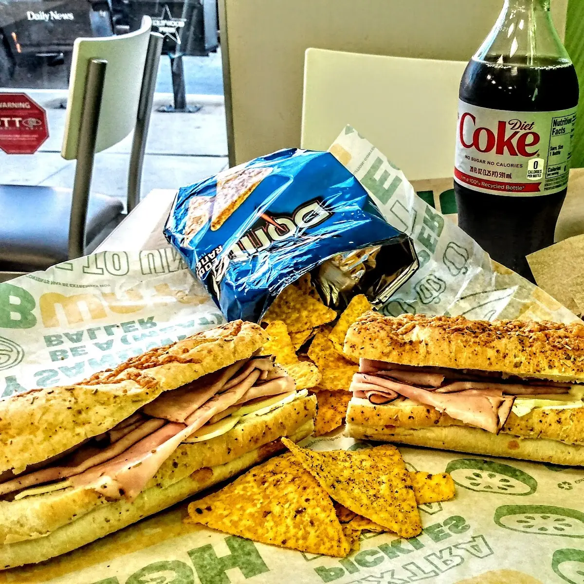 Foot-Long Ham and Cheese Combo
