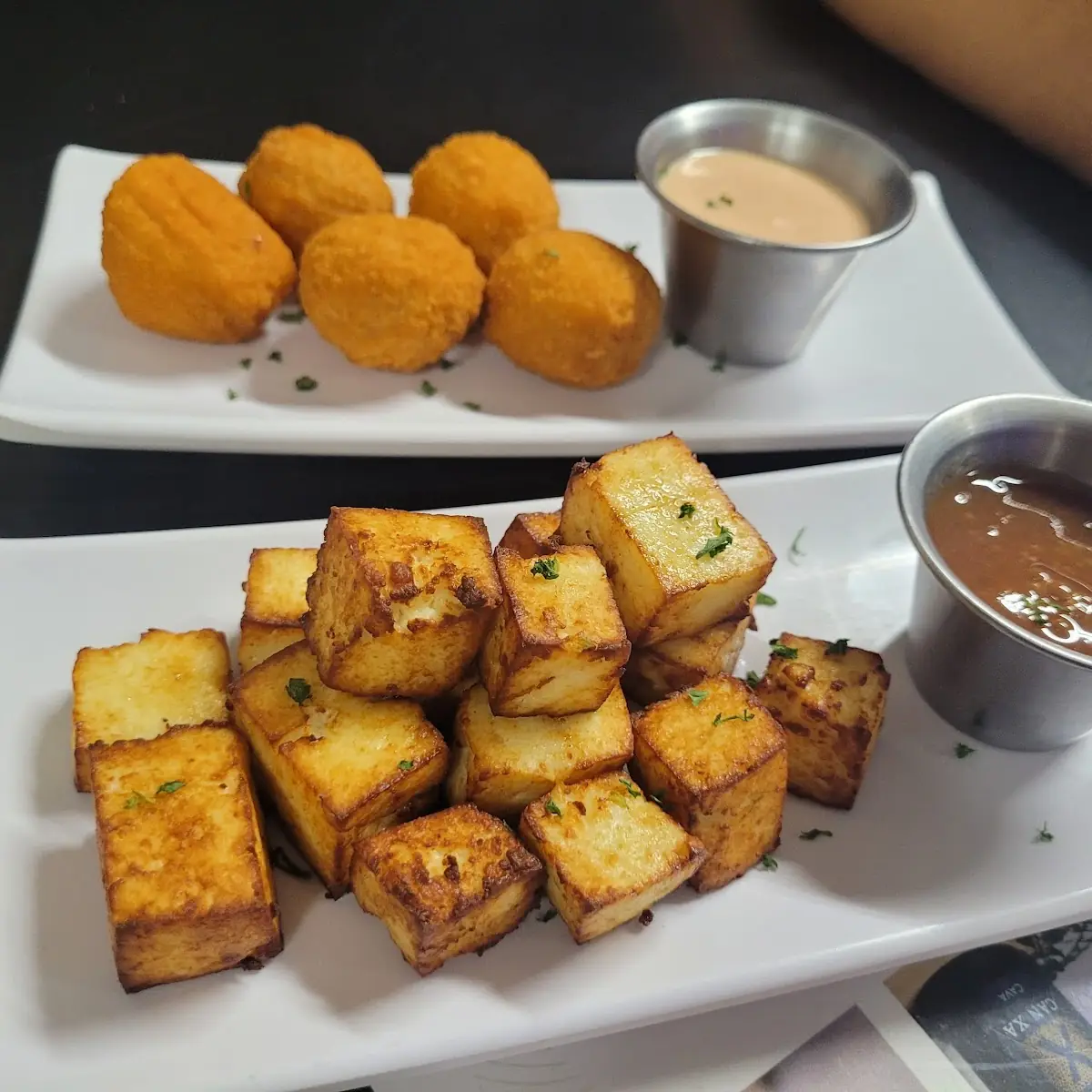 Queso Frito Salsa de Guayaba