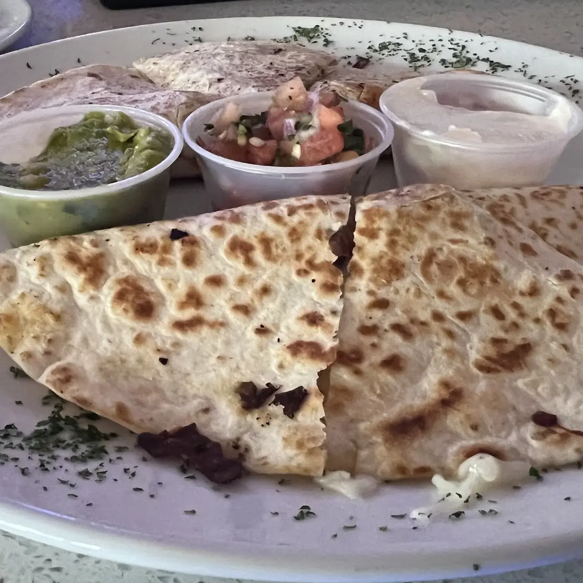 Quesdilla De Chorizo Colombiano