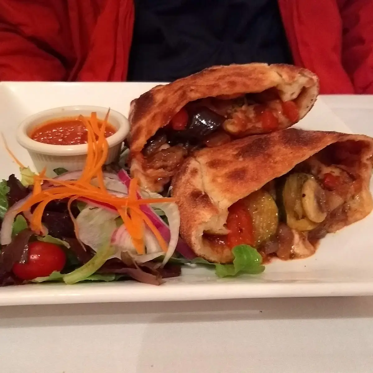 Eggplant Parmesan Calzone