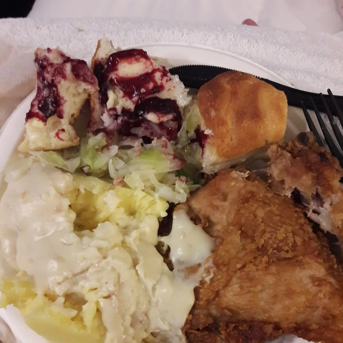 Fried Chicken Mashed Potatoes & Gravy