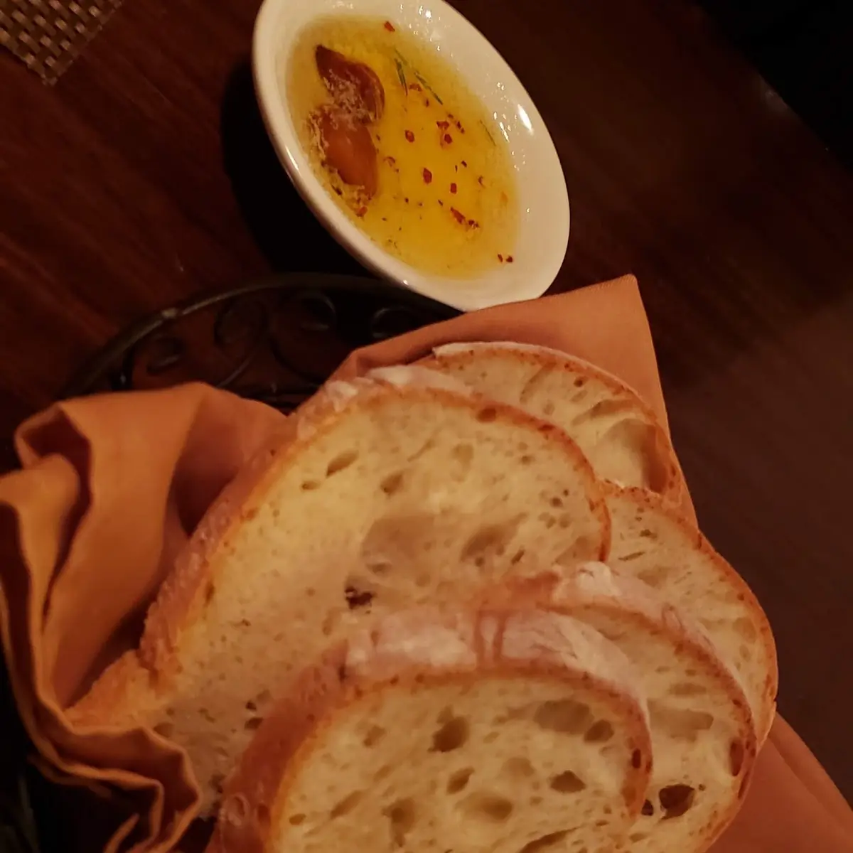 Bread and Garlic Oil