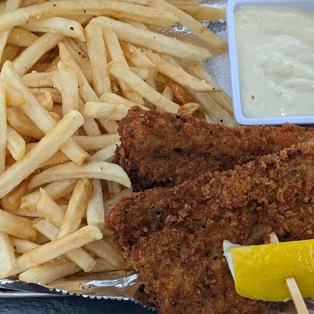 Panko-Crusted Haddock Fish & Chips