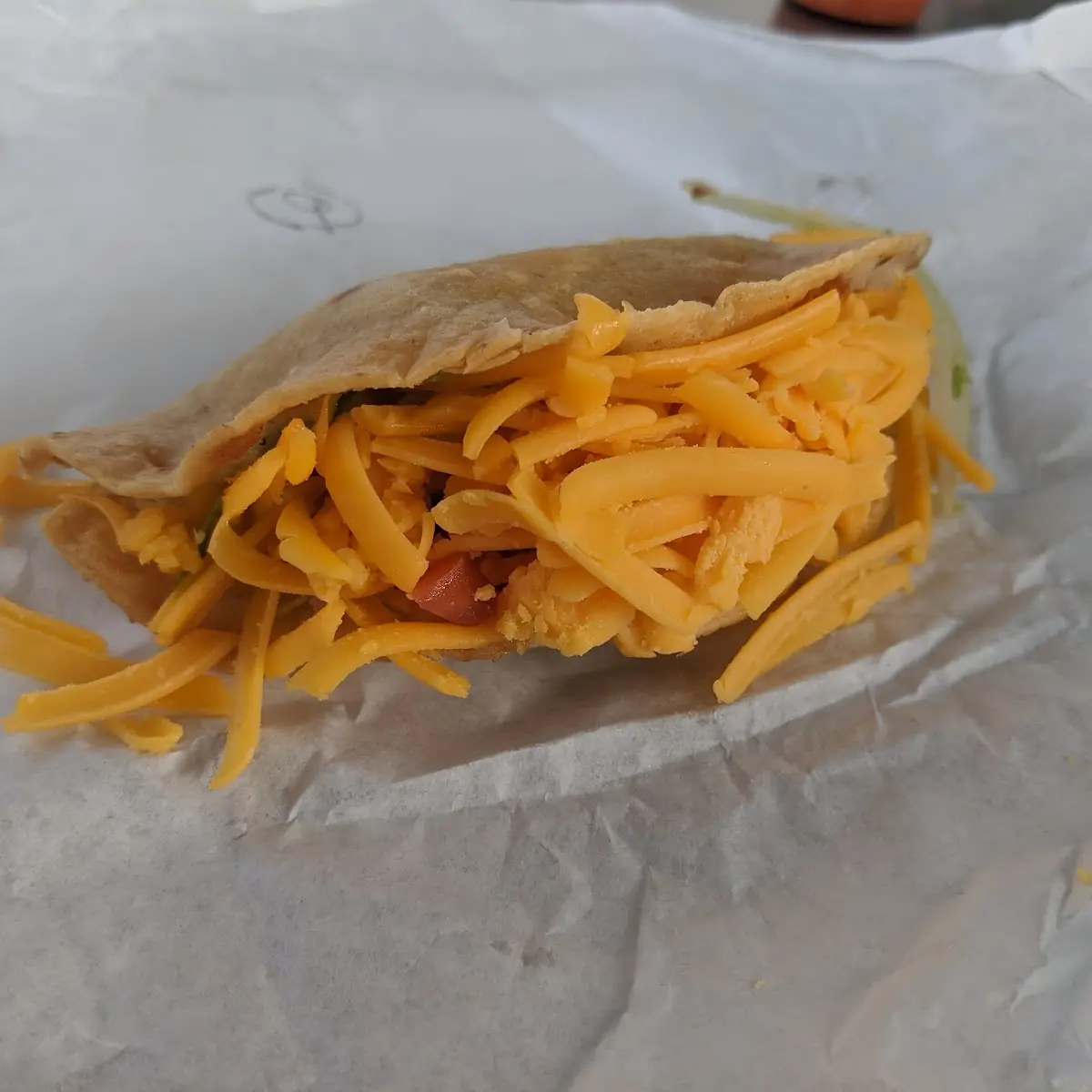 Hard Taco with Sauce