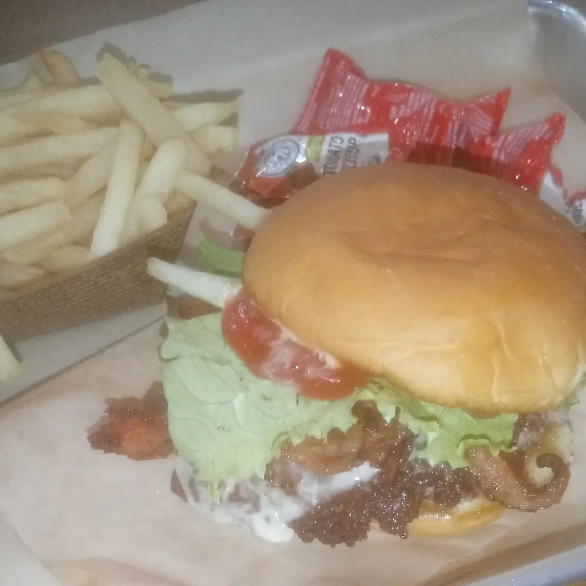 BT Fries and Bacon Cheeseburger Combo