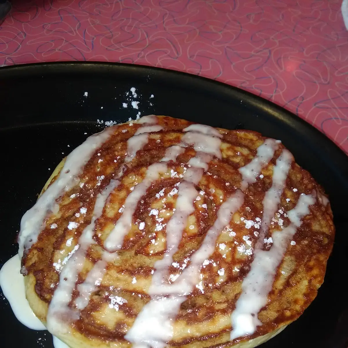 Cinnamon Roll Pancakes