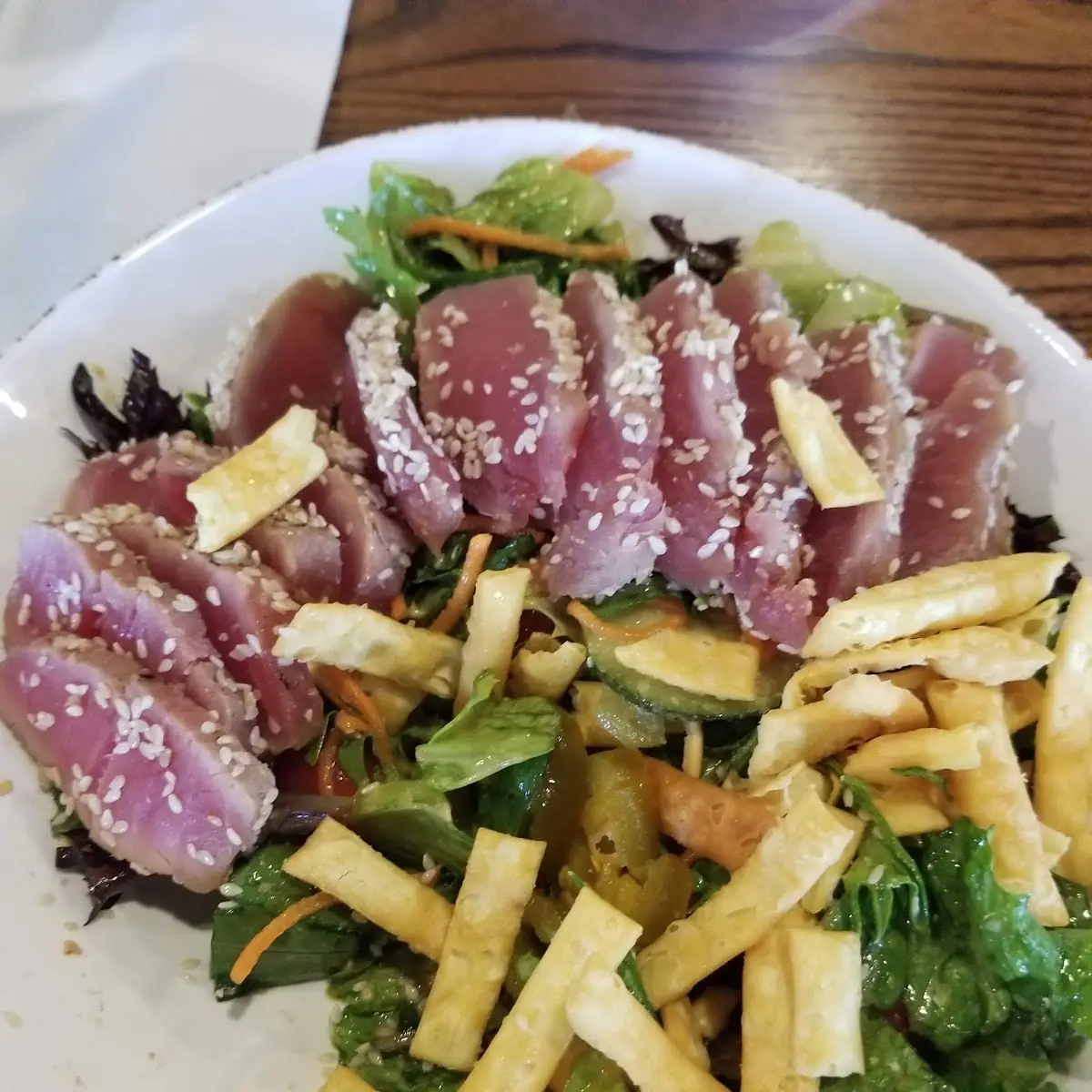 Ahi Tuna Salad with Extra Tuna