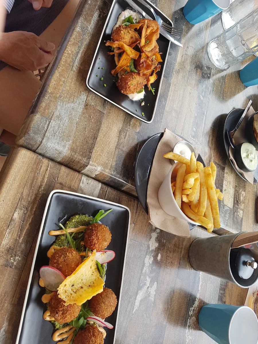 Arancini and Smoked Fish Croquettes, Anchor Bar