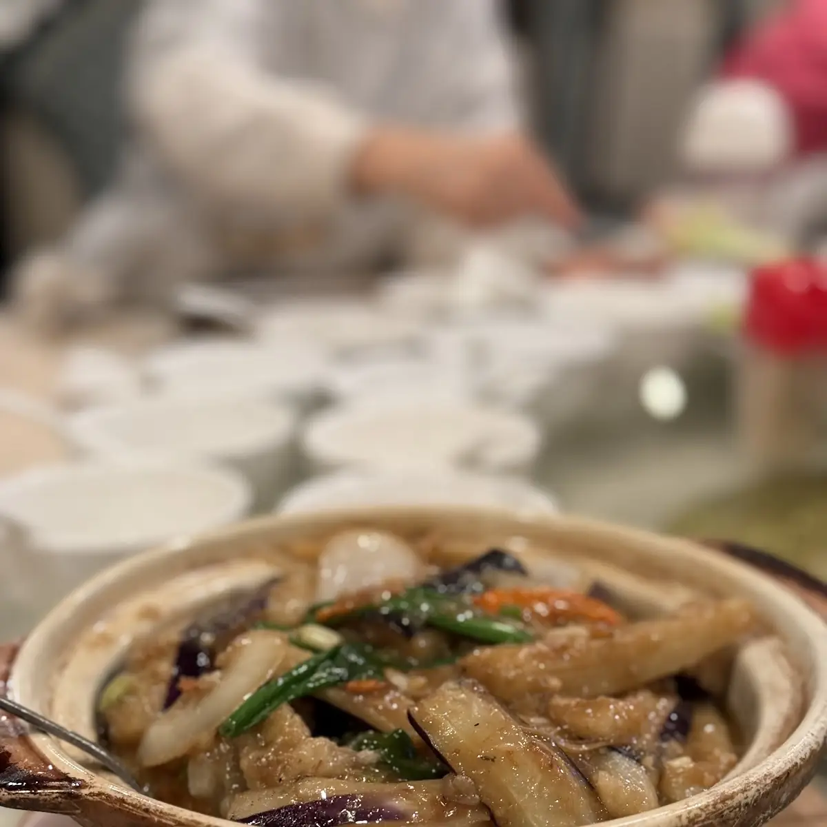 Fish Fillet & Eggplant Hot Pot